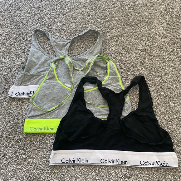 Calvin Klein Womens Modern Cotton Bralette - Size Medium - Good Condition - Picture 2 of 4